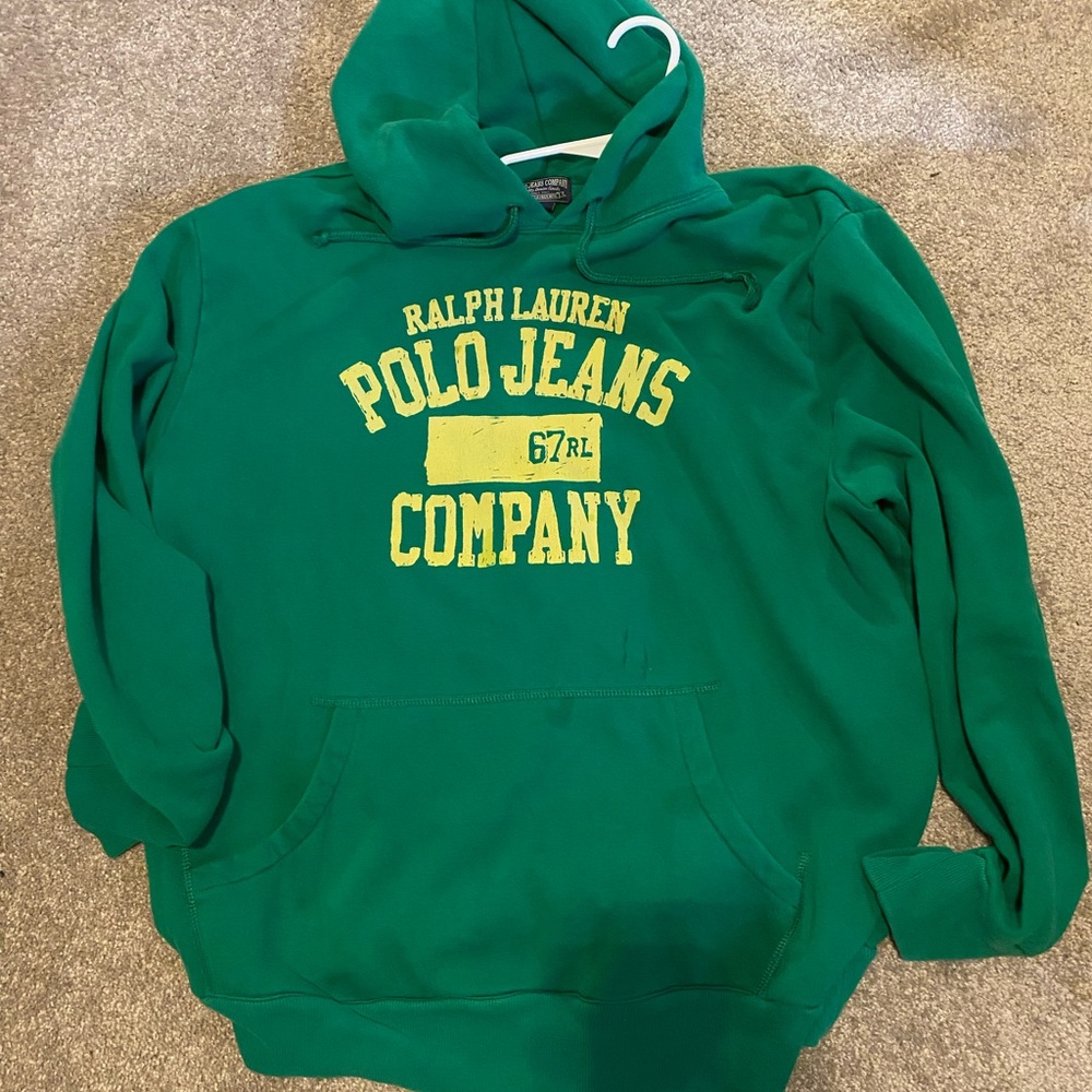 POLO RALPH LAUREN HOODIE SIZE LARGE